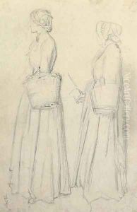 Studies of Emma Moreland for Tennyson's Edward Gray