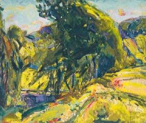 Landscape With Green Tree