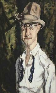 Self Portrait With Hat by Alfred Henry Maurer