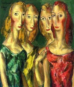 Four Sisters 1931 by Alfred Henry Maurer