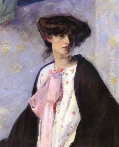 Woman with a Pink Bow Date unknown