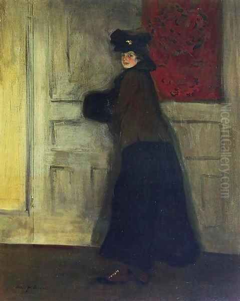 Lady with Muff 1904 - view 1