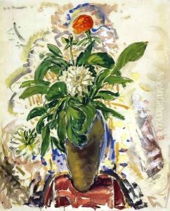 Still Life with Orange Carnation 1926-1928 by Alfred Henry Maurer