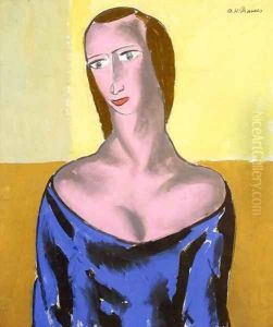Girl 1923 1 by Alfred Henry Maurer