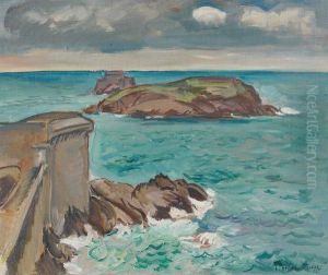 Saint Malo, Vue Sur Le Grand Be Et Sur Le Petit Be