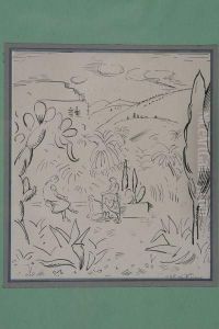 Paysage Du Sud by Emile-Othon Friesz