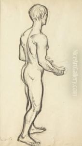 Etude De Personnage Debout by Emile-Othon Friesz