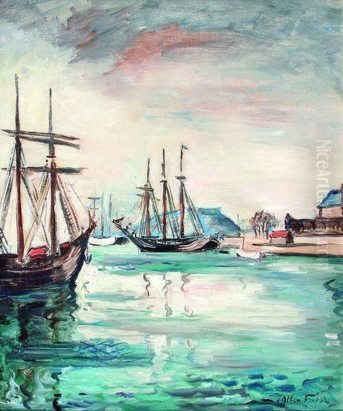 L'entree Du Port De Honfleur - view 1