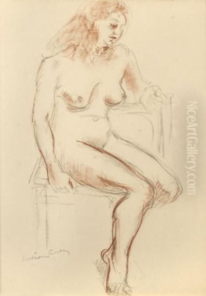 Jeune Femme Assise - view 1
