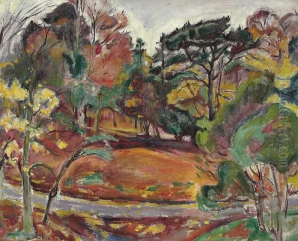 Automne A Honfleur, La Cate De Grace - view 1