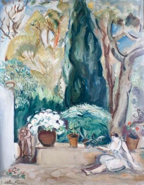 Femme Dans Le Jardin - view 1