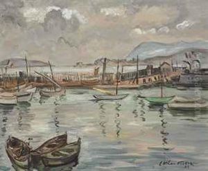 Les Barques Devant L'entree Du Port, Toulon