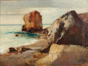 Bord De Mer Rocheux by Emile-Othon Friesz