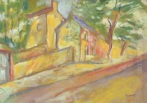 Rue De Village. by Emile-Othon Friesz