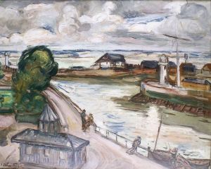 Le Phare De Honfleur by Emile-Othon Friesz