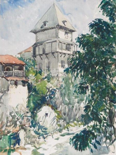 View Of Rothenburg Tower, Summer - view 1