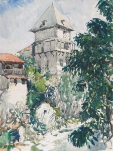 View Of Rothenburg Tower, Summer by Emile-Othon Friesz