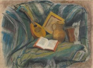 Still Life With Mandolin by Emile-Othon Friesz