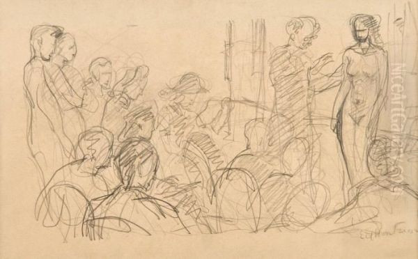 A L'academie - Maternite (allegorie) - view 1