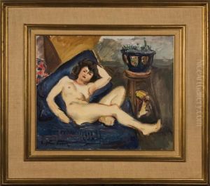Lezici Akt Divky by Emile-Othon Friesz
