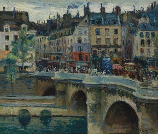 Le Pont-neuf, Paris (temps Gris) - view 1
