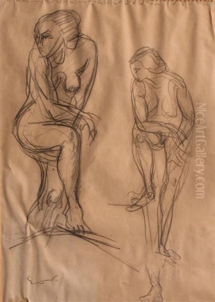 Deux Etudes D'une Femme - view 1