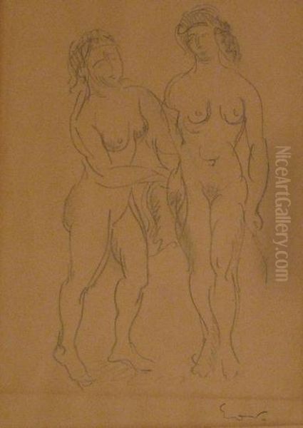 Two Nudes. - view 1