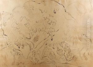 Figures In A Landscape by Emile-Othon Friesz