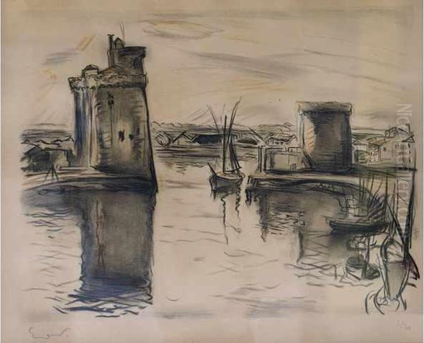 L'entree Du Port De La Rochelle - view 1