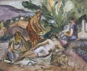 Mujeres Recostadas by Emile-Othon Friesz