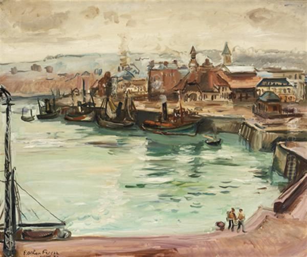 Le Port De Dieppe - view 1