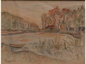 Bord De Riviere by Emile-Othon Friesz
