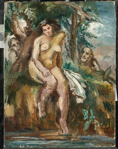 Susanna And The Two Old Men. - view 1