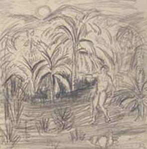 Naissance D'adam by Emile-Othon Friesz