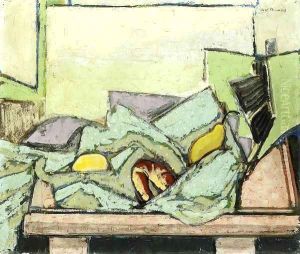 still Life with Green Cloth Date unknown by Alfred Henry Maurer