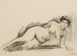 Femme Nue Allongee by Emile-Othon Friesz