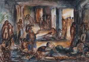 Femmes Orientales Aux Bains by Emile-Othon Friesz