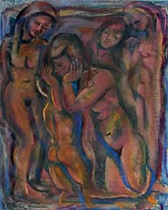 Nudes Posing by Emile-Othon Friesz