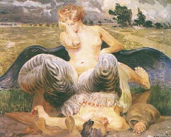 Artist and Chimera - view 1