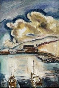 Le Port De Toulon by Emile-Othon Friesz