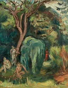 Femmes Dans Un Paysage, 1941 by Emile-Othon Friesz