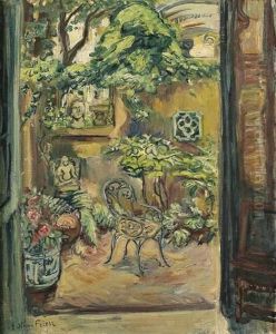 Le Jardin. by Emile-Othon Friesz