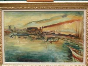 Emile Port De Saint Malo by Emile-Othon Friesz