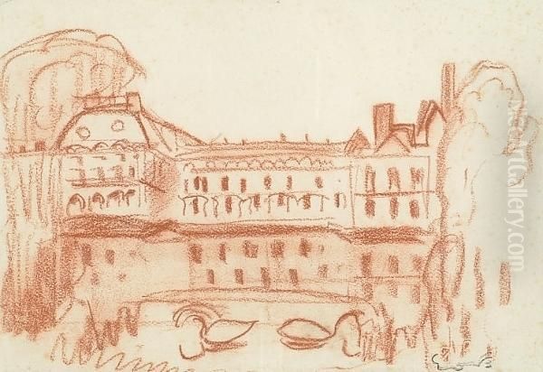 "le Chateau", ; Bears Inscription On Label Verso - view 1