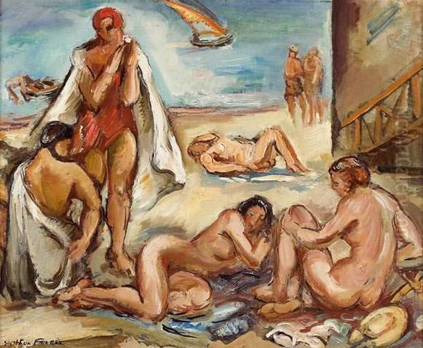 Les Baigneuses - view 1