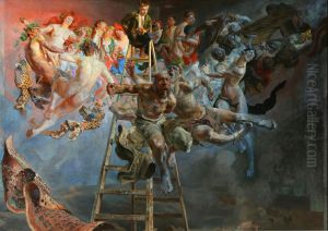 Vicious Circle 1895-97 by Jacek Malczewski