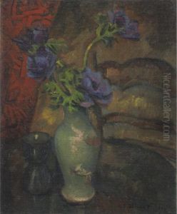 Nature Morte Fleurs (vase De Fleurs) by Emile-Othon Friesz