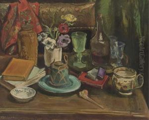 Nature Morte A La Pipe by Emile-Othon Friesz