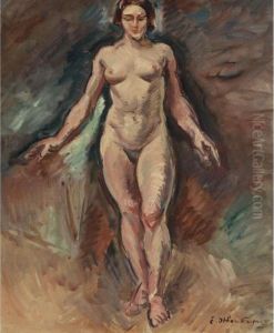 Nu (personnage Symbolique De La Paix) by Emile-Othon Friesz