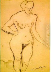 Etude De Nu by Emile-Othon Friesz